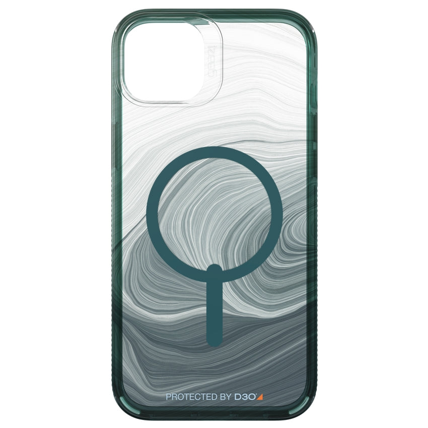 เคสกันกระแทก iPhone 14 Plus Gear4 Milan Snap สี Green Swirl