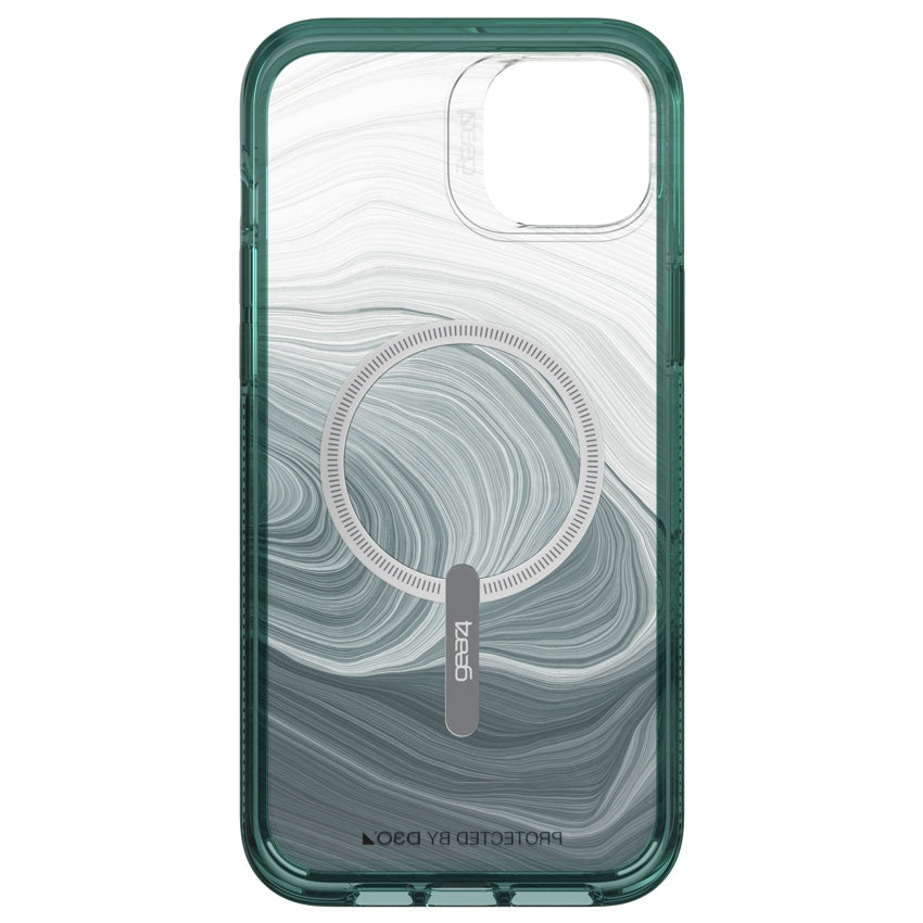 เคสกันกระแทก iPhone 14 Plus Gear4 Milan Snap สี Green Swirl