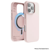 เคสกันกระแทก iPhone 16 Pro Magnetic Silicone รองรับ MagSafe สี Lovely Pink