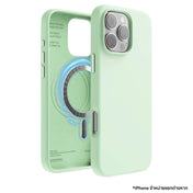 เคสกันกระแทก iPhone 16 Pro Max Magnetic Silicone รองรับ MagSafe สี Soft Mint