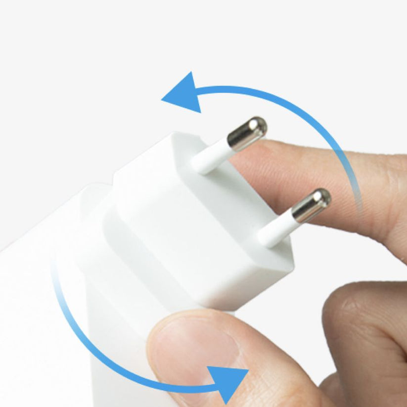 INNERGIE C10 Duo USB-C Power Adapter (TH Plug) หัวชาร์จ C10 Duo พอร์ตคู่ USB-C กำลังไฟสูงสุด 100 วัตต์ สามารถชาร์จอุปกรณ์ 2 เครื่องพร้อมกันได้ ขนาดเล็ก พกพาสะดวก