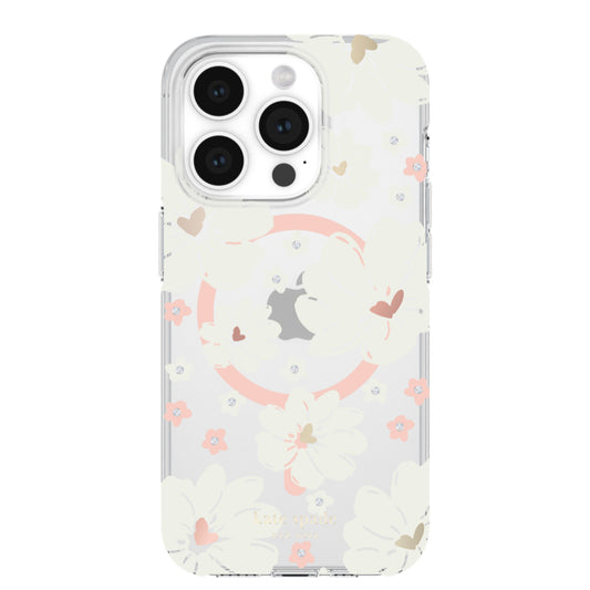 KATE SPADE Protective Case Mag for iPhone 15 Pro - Classic Peony