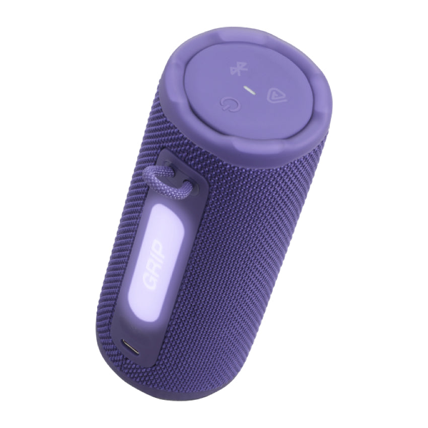 Portable Speaker JBL Grip สีน้ำเงินม่วง พลังเสียง 16W แบตใช้งานได้ถึง 14 ชั่วโมง