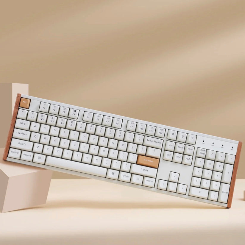 Keychron K10 HE Wireless Magnetic Switch สีขาว