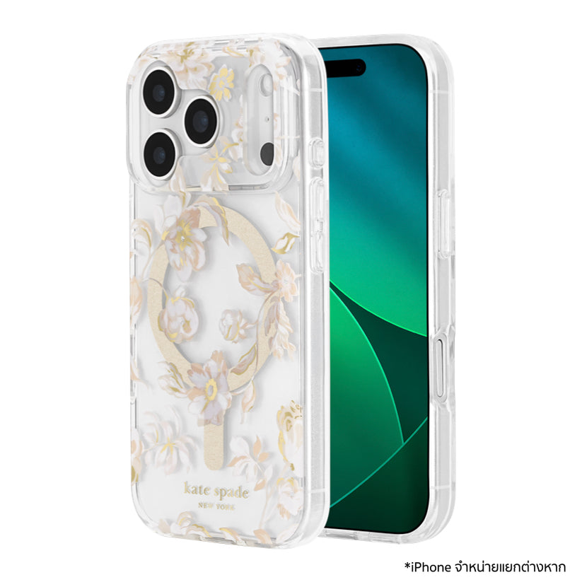 iPhone 17 Pro เคสแฟชั่น Kate Spade ลาย Autumn Toile Print สวยหรู