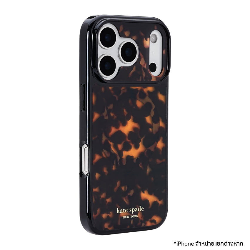 iPhone 17 Pro Case Kate Spade Tortoise Print ดีไซน์หรูหรา