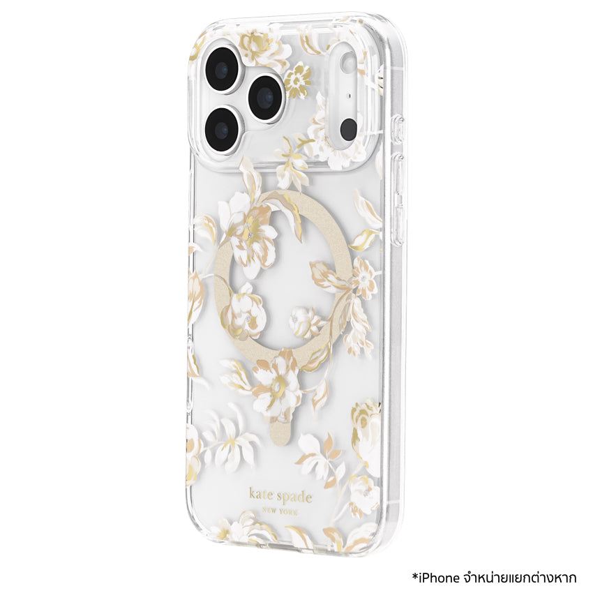 เคสกันกระแทก Kate Spade สำหรับ iPhone 17 Pro Max ลาย Autumn Toile สวยพรีเมียม