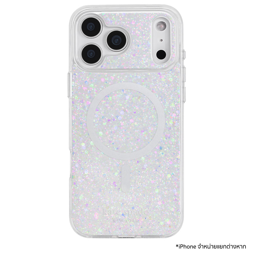 เคส iPhone 17 Pro Max Kate Spade Prints MagSafe ลาย Chunky Glitter Iridescent แวววาว