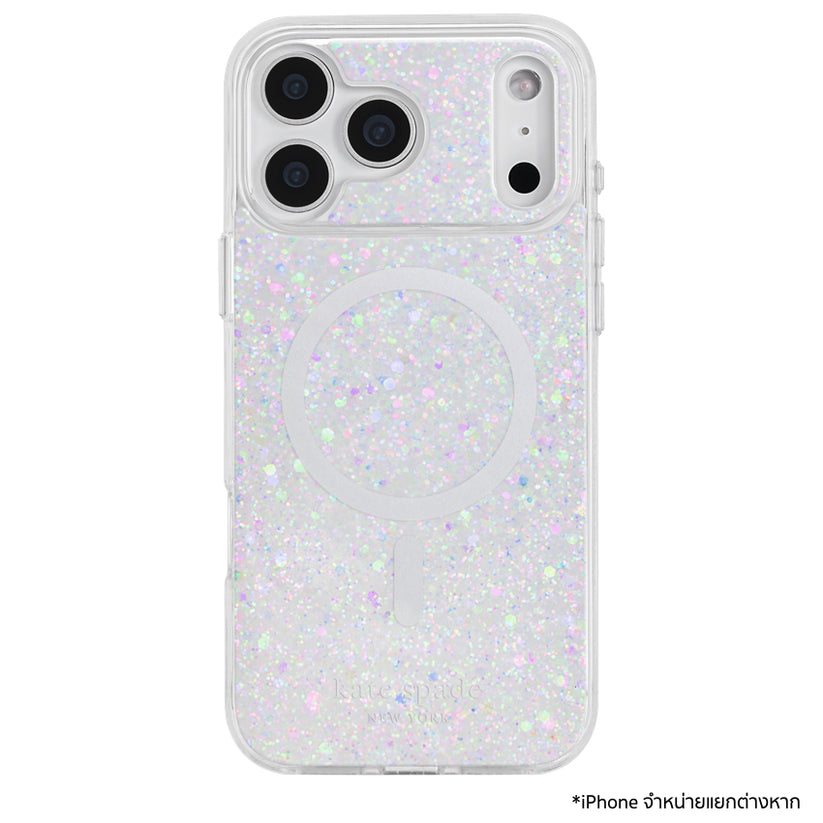 เคส iPhone 17 Pro Max Kate Spade Prints MagSafe ลาย Chunky Glitter Iridescent แวววาว