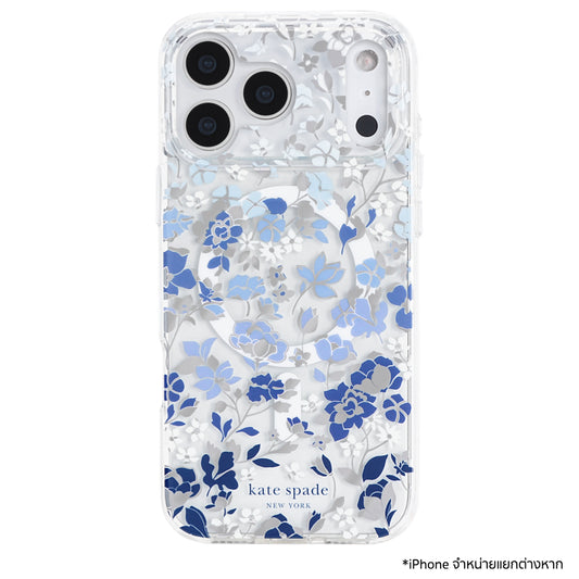 เคส iPhone 17 Pro Max Kate Spade Prints MagSafe ลาย Flowerbed Blue สดใส