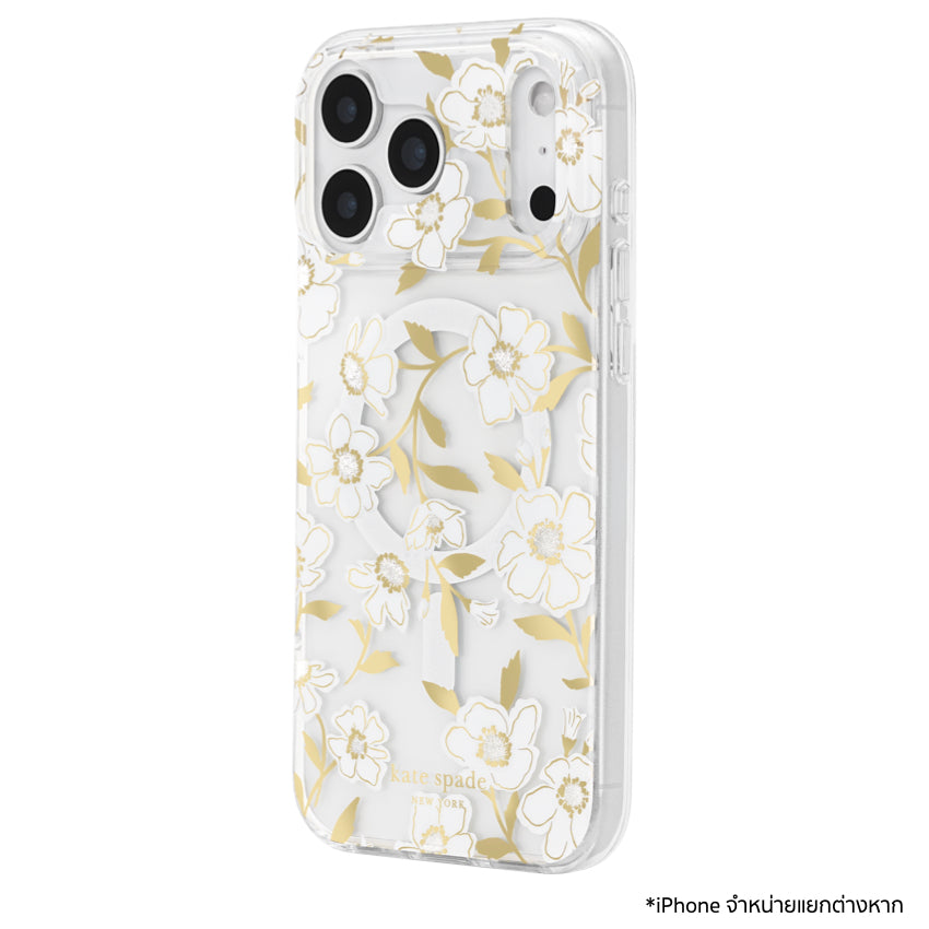 เคสกันกระแทก Kate Spade สำหรับ iPhone 17 Pro Max ลายดอกไม้ Sunshine Floral