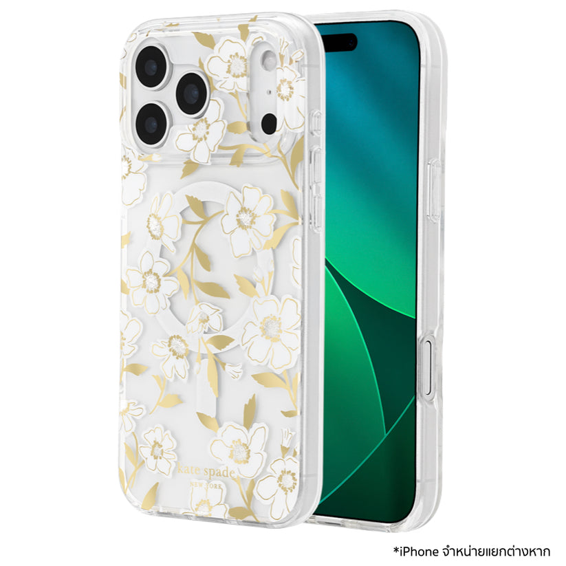 iPhone 17 Pro Max เคสแฟชั่น Kate Spade ลาย Sunshine Floral Print รองรับ MagSafe