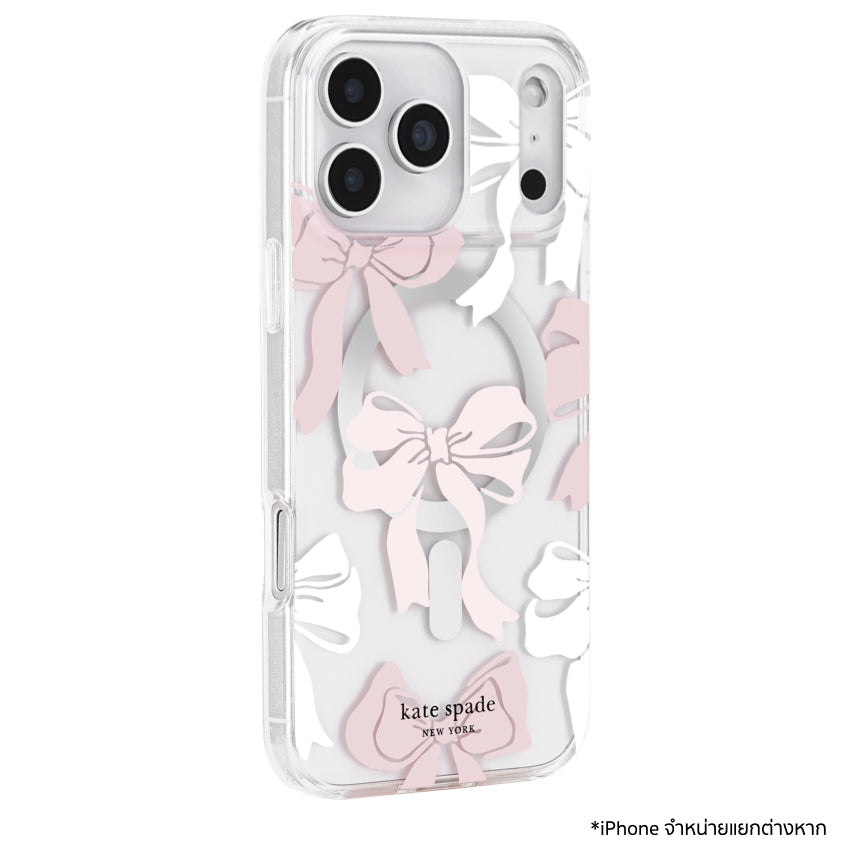 iPhone 17 Pro Max Case Kate Spade Print ลายโบว์ Tied With A Bow สวยหรู