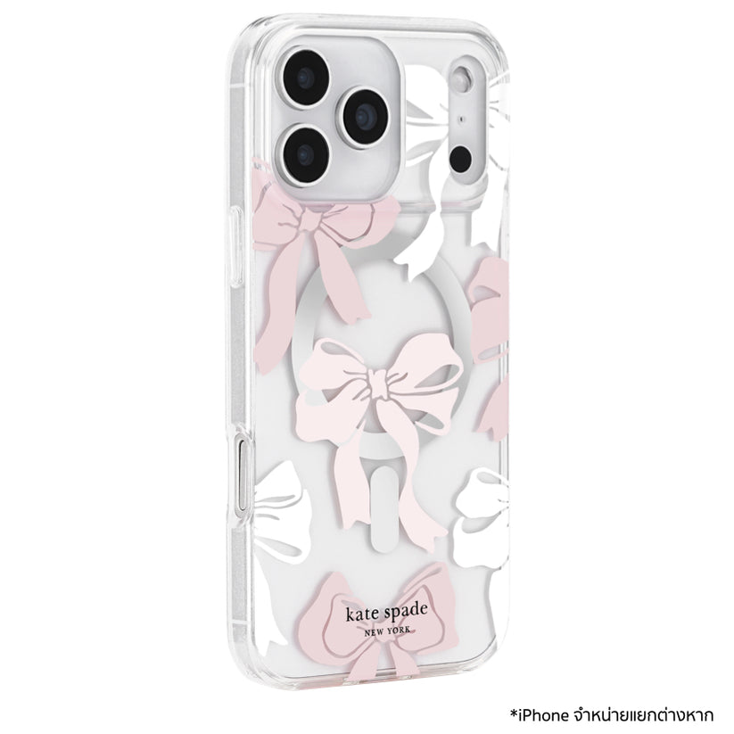 iPhone 17 Pro Max Case Kate Spade Print ลายโบว์ Tied With A Bow สวยหรู