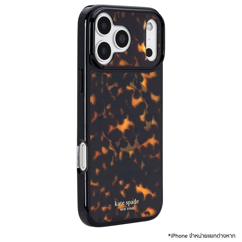 iPhone 17 Pro Max Case Kate Spade Tortoise Print ดีไซน์หรู