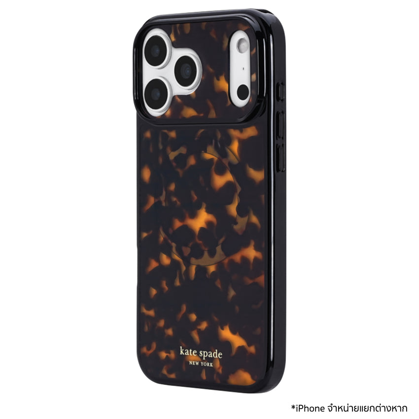 เคสกันกระแทก Kate Spade สำหรับ iPhone 17 Pro Max ลาย Tortoise Print