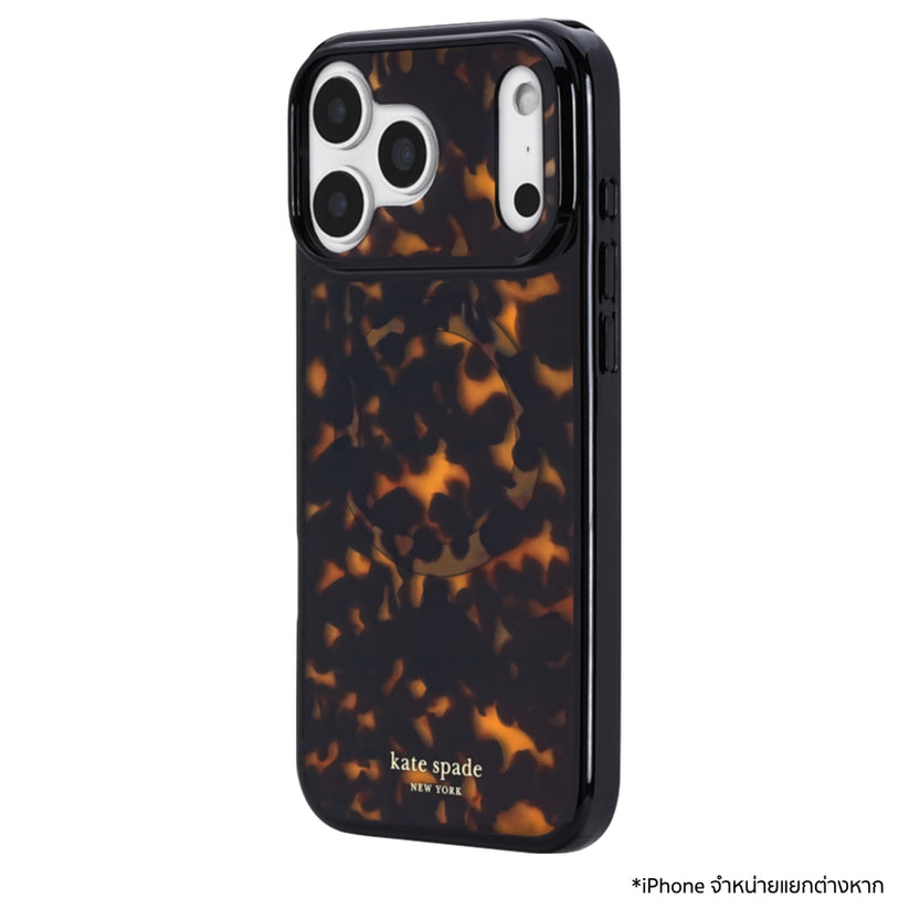 เคสกันกระแทก Kate Spade สำหรับ iPhone 17 Pro Max ลาย Tortoise Print