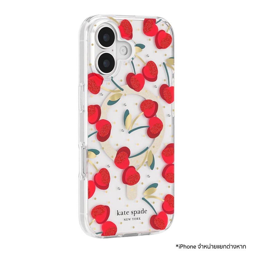 iPhone 17 Case Kate Spade Cherry Dot Print รองรับ MagSafe