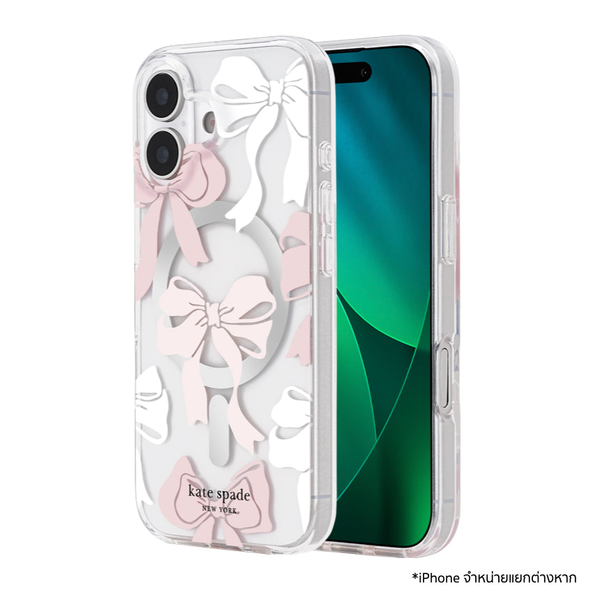 iPhone 17 Case Kate Spade Print ลายโบว์ Tied With A Bow สวยหรู
