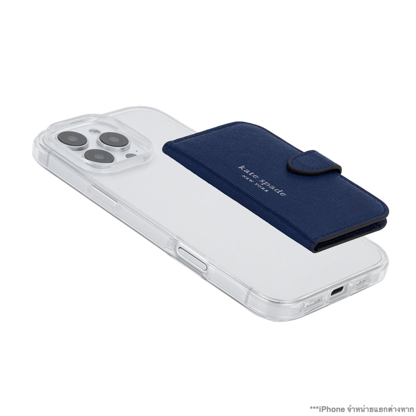 KATE SPADE Morgan Magnetic Wallet - Navy