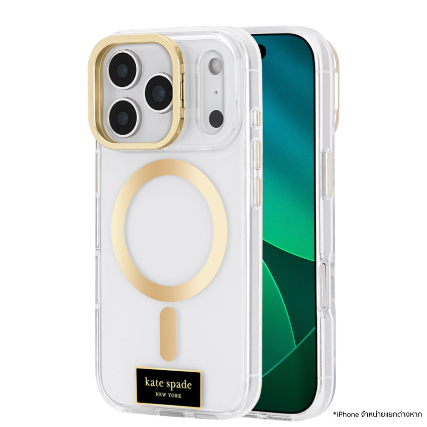 iPhone 17 Pro เคสใส Kate Spade Icon Clear ดีไซน์หรู กันกระแทก MagSafe