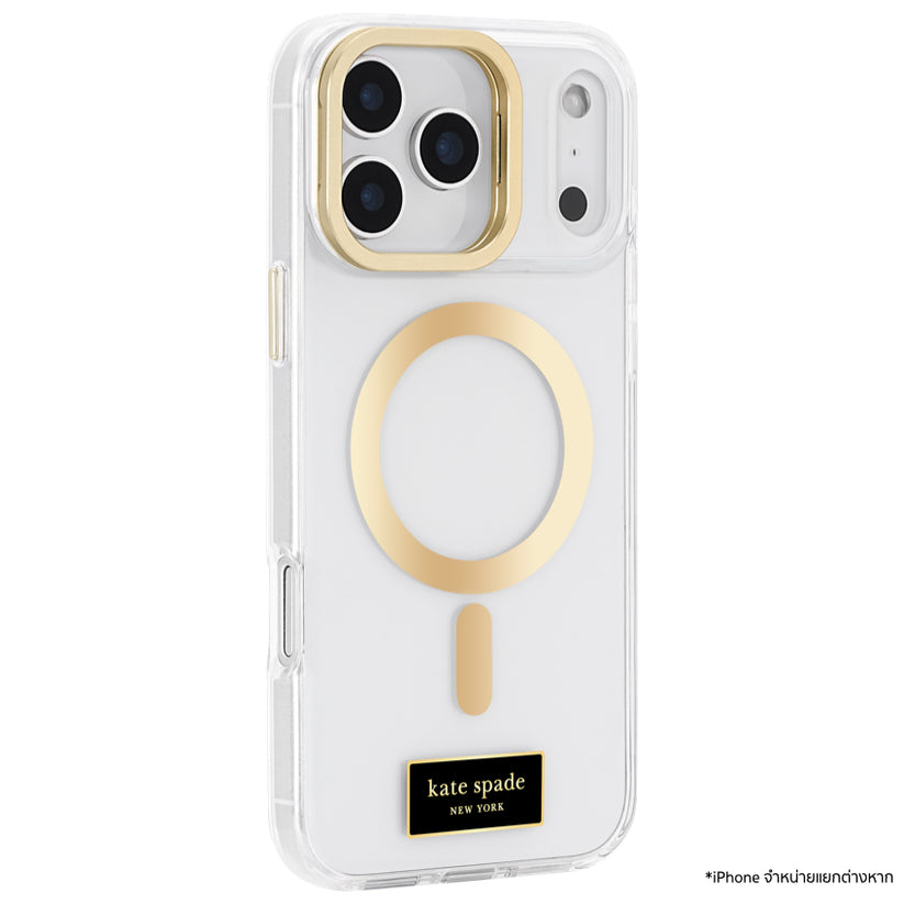 เคส iPhone 17 Pro Max Kate Spade รุ่น Icon Clear รองรับ MagSafe ดีไซน์ใสหรู