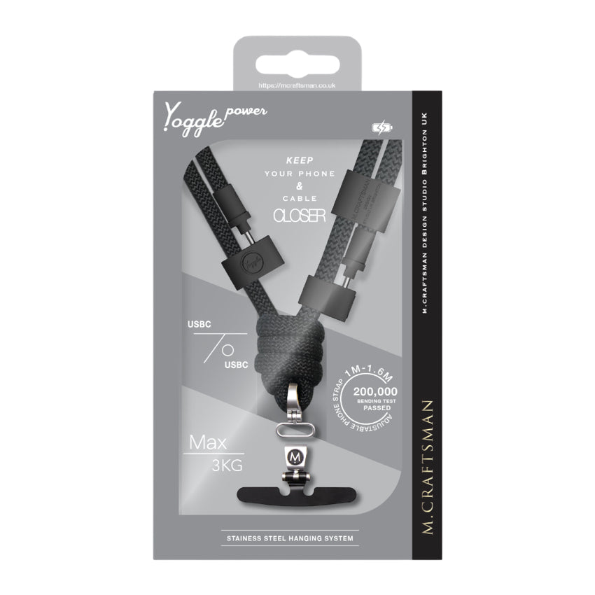 M.Craftsman Yoggle Power C to C สี All Black