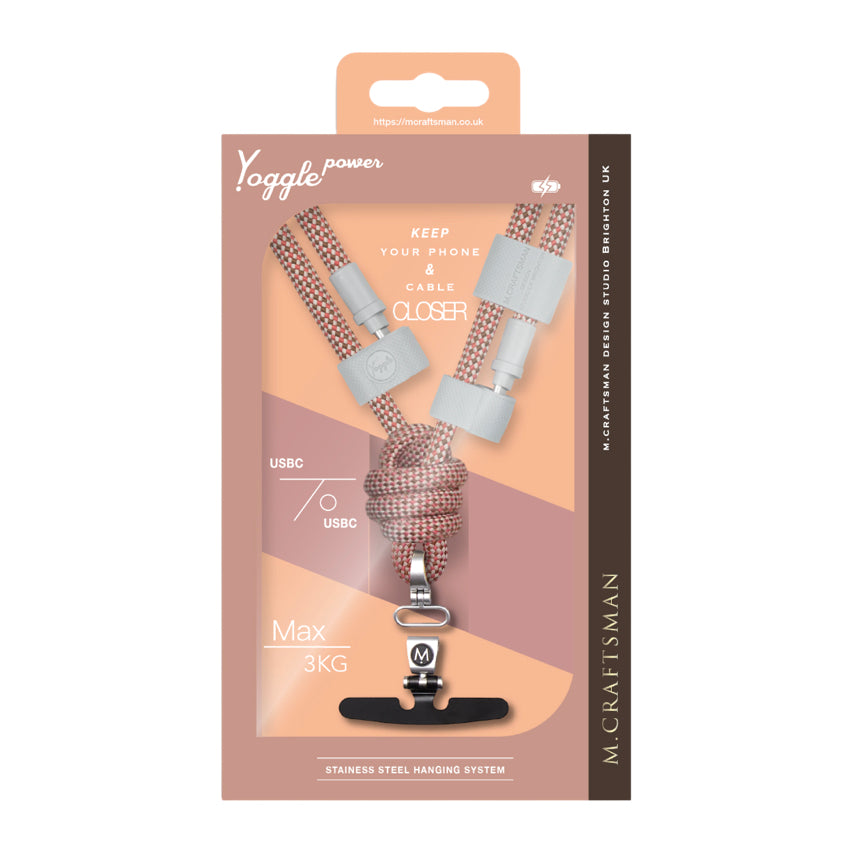 M.Craftsman Yoggle Power C to C สี Dark Pink