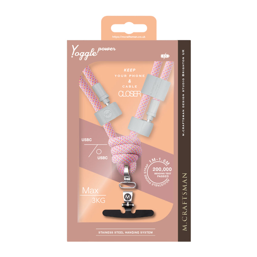 M.Craftsman Yoggle Power C to C สี Hot Pink