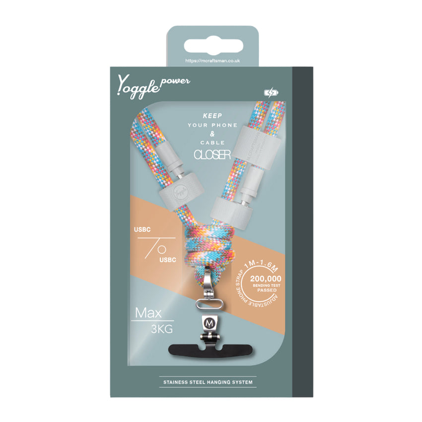 M.Craftsman Yoggle Power C to C สี Rainbow