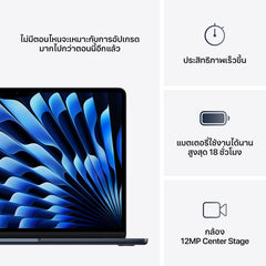 13-inch MacBook Air: Apple M4 chip with 10-core CPU and 8-core GPU, 256GB SSD - Midnight