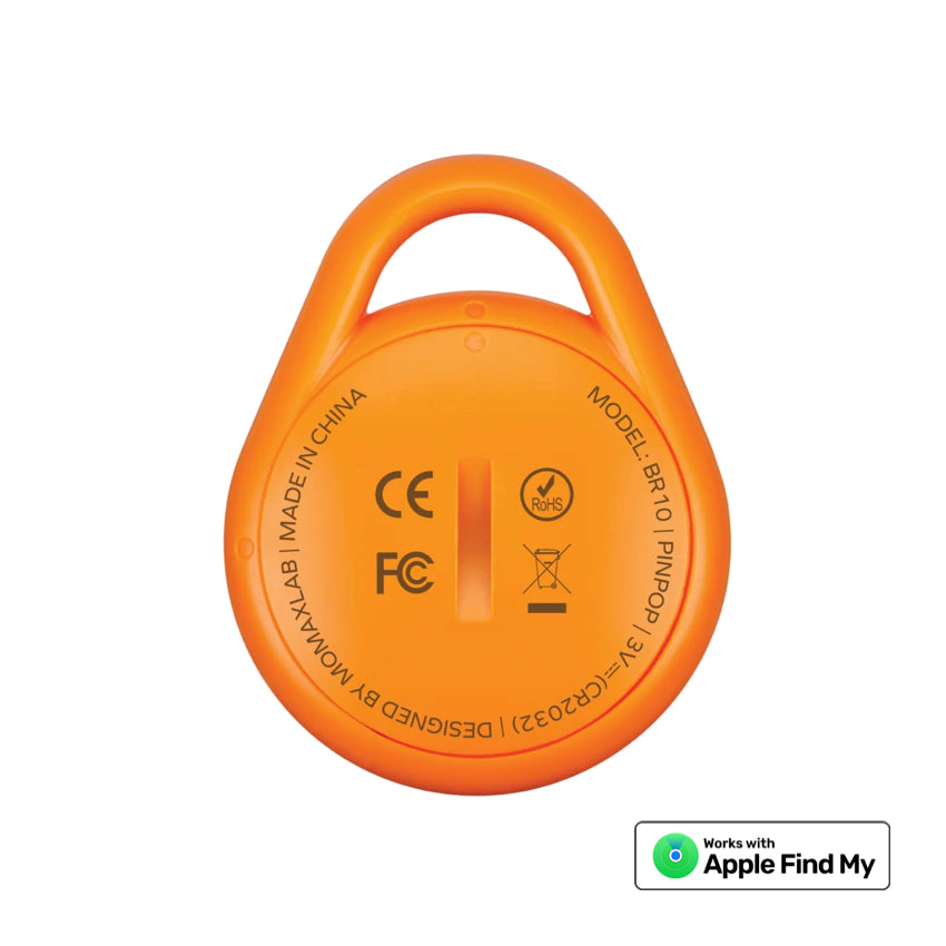 อุปกรณ์ติดตาม Momax Pinpop Lite (Apple Find My Tracker) สี Orange