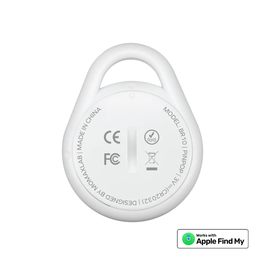 อุปกรณ์ติดตาม Momax Pinpop Lite (Apple Find My Tracker) สี White