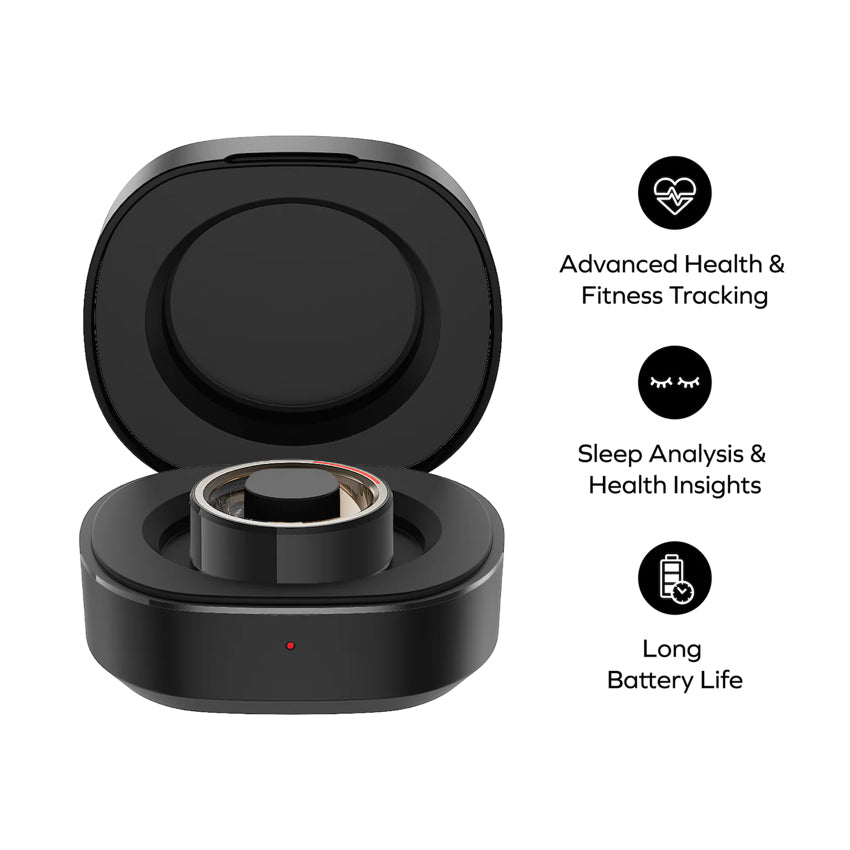 MOMAX 1-Sense Active Smart Ring SIZE 10 (Black+Rose Gold)