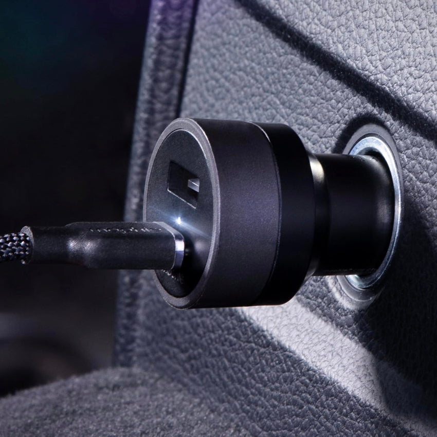 ที่ชาร์จมือถือในรถ USB-C to USB-A 42W สี ดำ