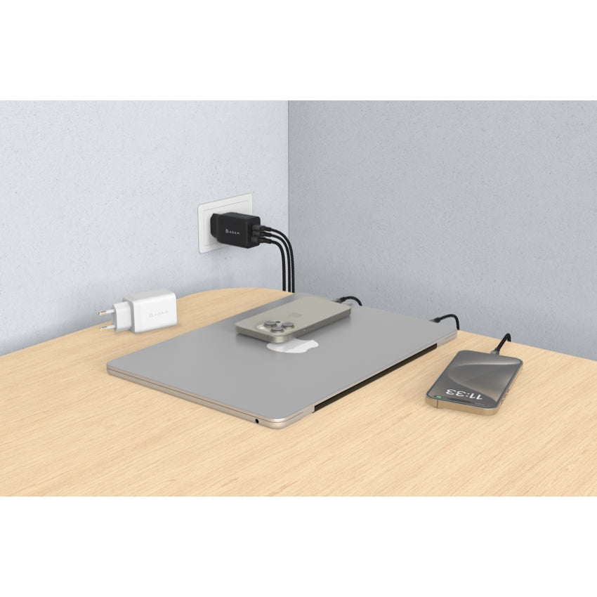 หัวชาร์จ Adam Element OMNIA X65 65W (ปลั๊ก TH) สี Black