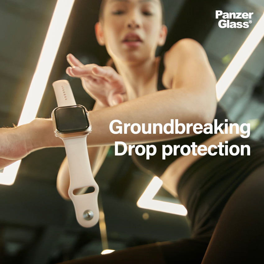 เคสพร้อมฟิล์มกระจก Apple Watch 10 PanzerGlass Full Body Slim สี Clear