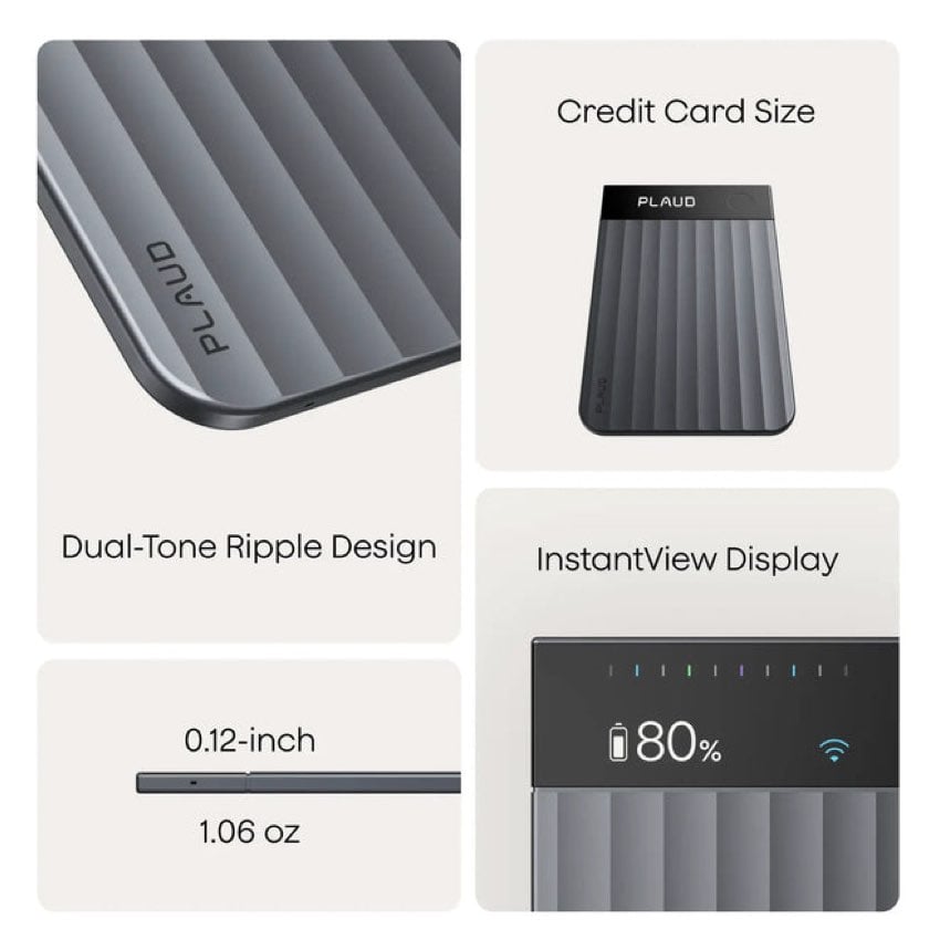 เครื่องบันทึกเสียง PLAUD Note Pro - Silver