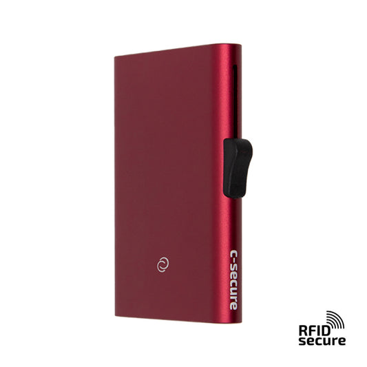 C-SECURE RFID XL Cardholder - Bordeuax Red