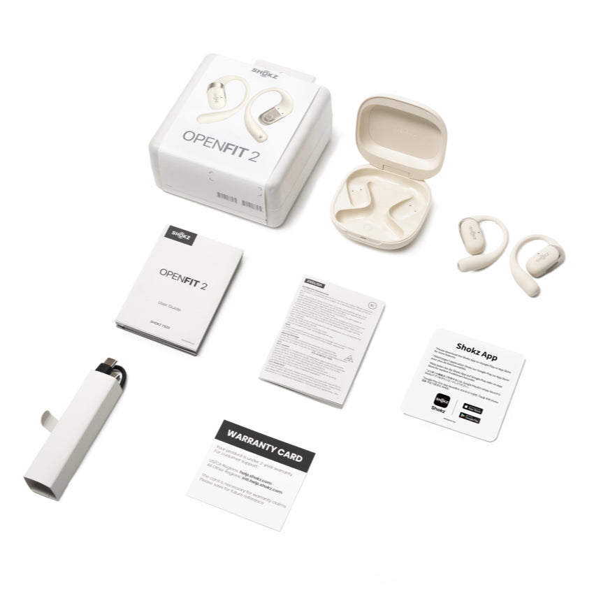 หูฟังไร้สาย Shokz OpenFit 2 สี Beige