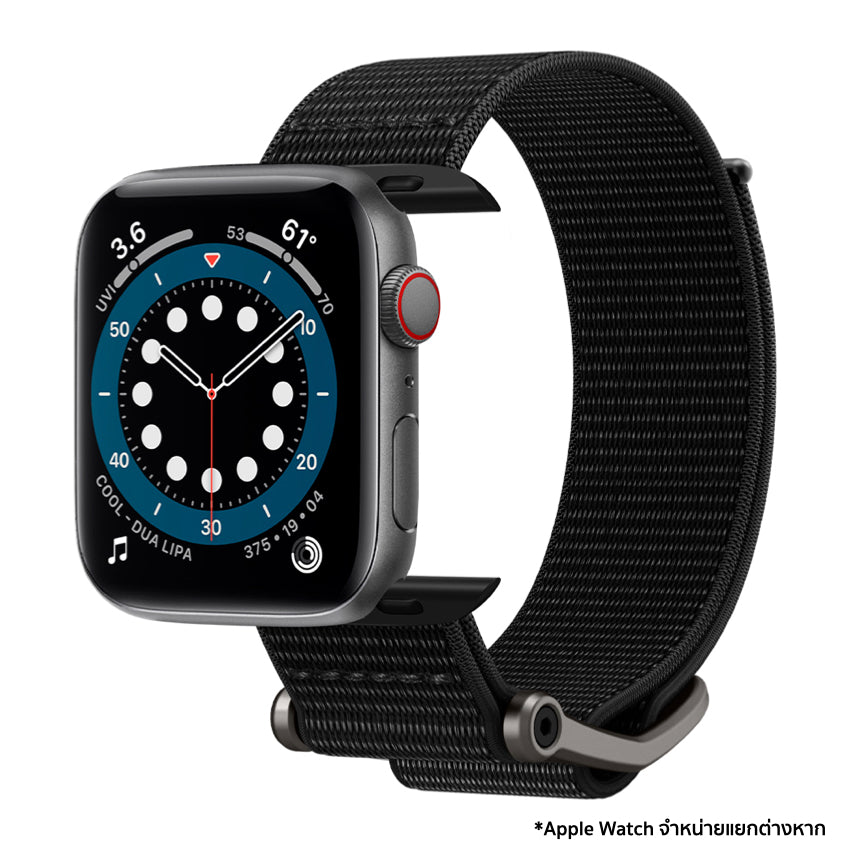 สายนาฬิกา Dura Pro Flex สำหรับ Apple Watch [42mm/44mm/45mm/49mm] สี Black สวมใส่สบาย จากแบรนด์ SPIGEN