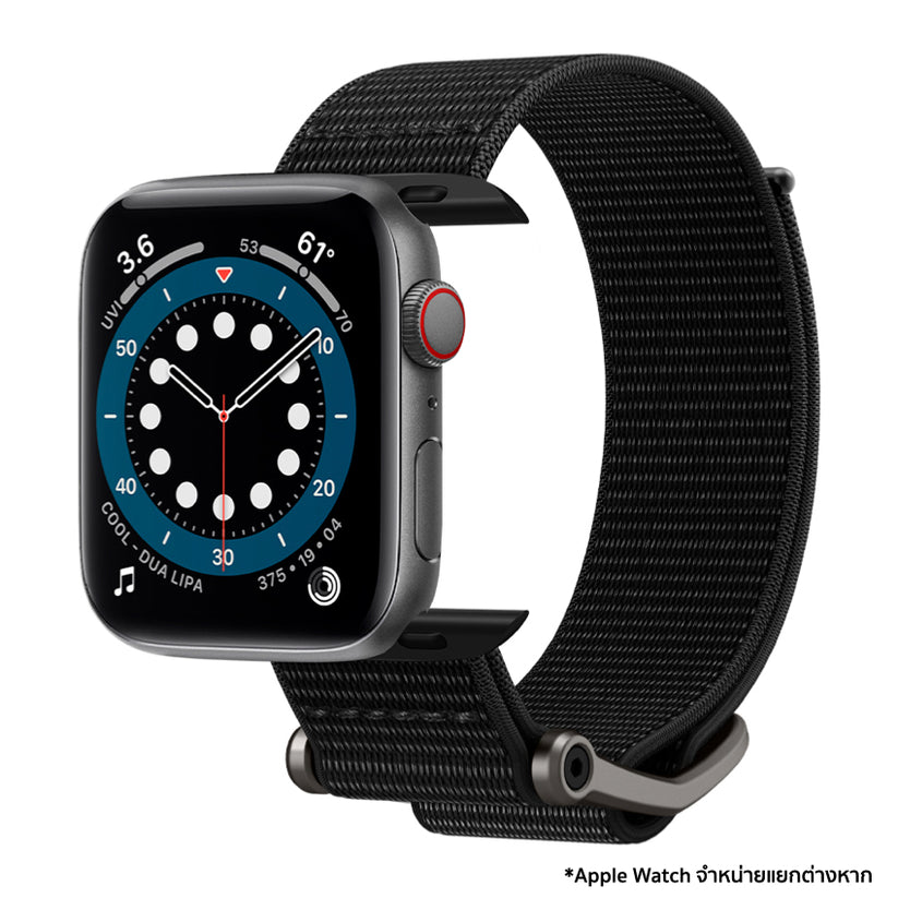 สายนาฬิกา Dura Pro Flex สำหรับ Apple Watch [42mm/44mm/45mm/49mm] สี Black สวมใส่สบาย จากแบรนด์ SPIGEN