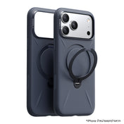 เคสกันกระแทก iPhone 17 Pro Torras Ostand Spin Silicone Series สี Midnight Blue ขาตั้งหมุน 360° ซิลิโคน ROHS กันลื่น ป้องกันรอยขีดข่วน