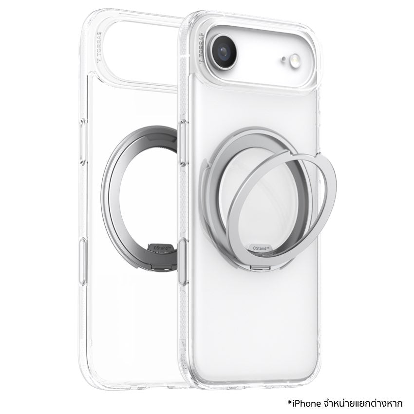 เคสกันกระแทก iPhone Air Torras Ostand R Fitness Series ใส่ได้ 360° kickstand, แม่เหล็กแรง 200%, ปุ่มกล้องแม่นยำ และระบบกันกระแทกรอบตัวเครื่อง