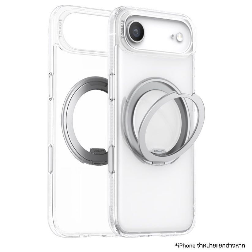 เคสกันกระแทก iPhone Air Torras Ostand R Fitness Series ใส่ได้ 360° kickstand, แม่เหล็กแรง 200%, ปุ่มกล้องแม่นยำ และระบบกันกระแทกรอบตัวเครื่อง