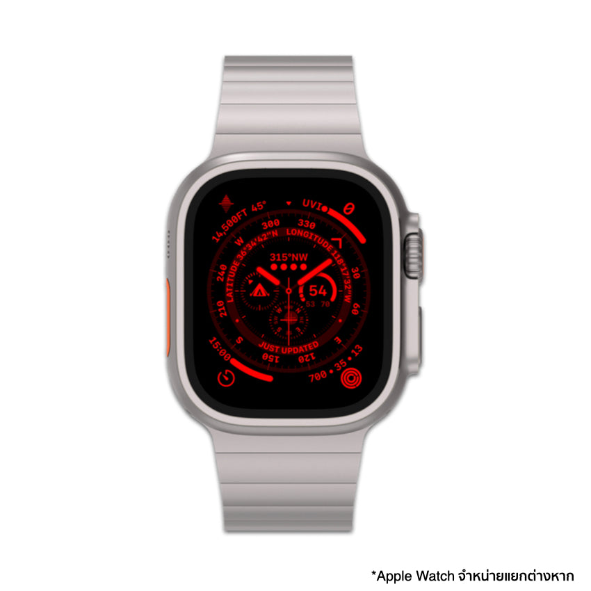 สายนาฬิกา UNIU Click สำหรับ Apple Watch 44/45/Ultra สี Titanium
