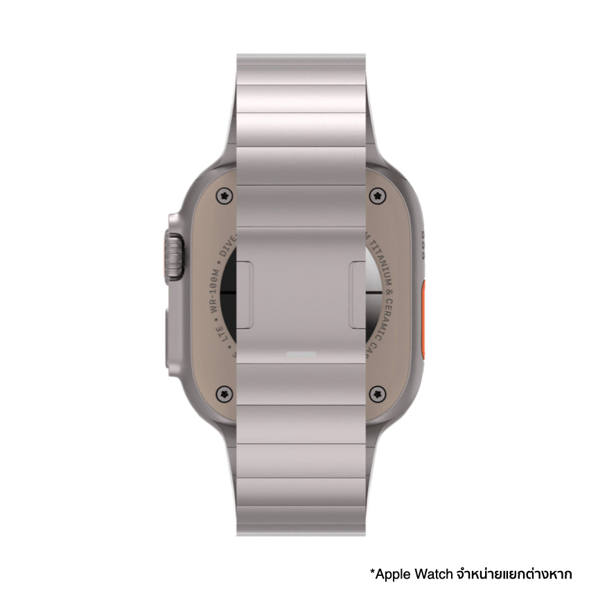 สายนาฬิกา UNIU Click สำหรับ Apple Watch 44/45/Ultra สี Titanium