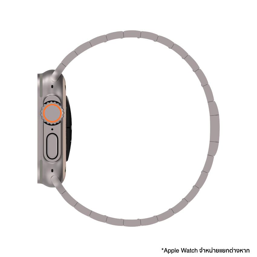 สายนาฬิกา UNIU Click สำหรับ Apple Watch 44/45/Ultra สี Titanium