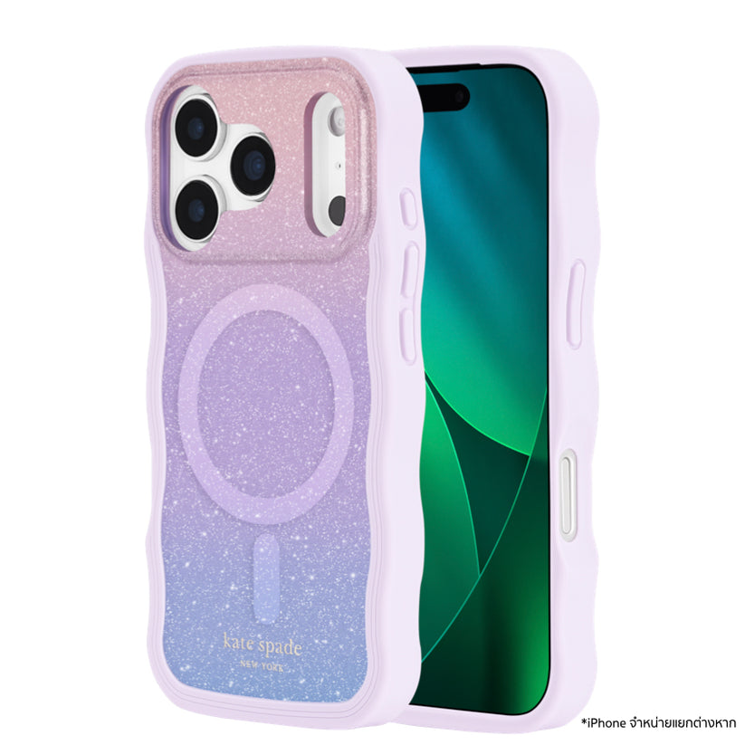 เคส Kate Spade iPhone 17 Pro Wavy Opal Glitter กันกระแทกและบางเบา