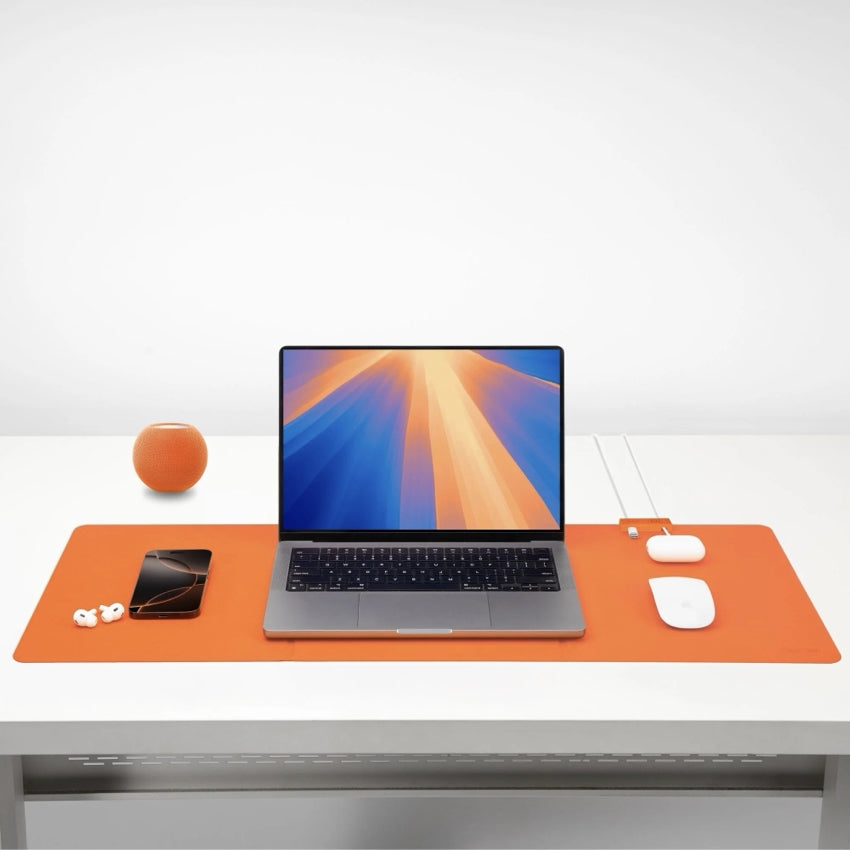 แผ่นรองโต๊ะ Function 101 WorkPad สี Orange